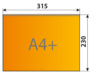 Настенный перекидной календарь А3 складной - сложенный
