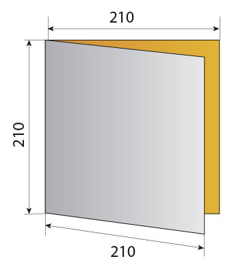 Брошюра 210х210 многополосная