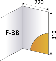 клапан для папок F-38