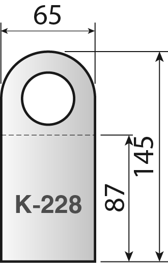 К-228 некхенгер - подвеска на бутылочное горлышко