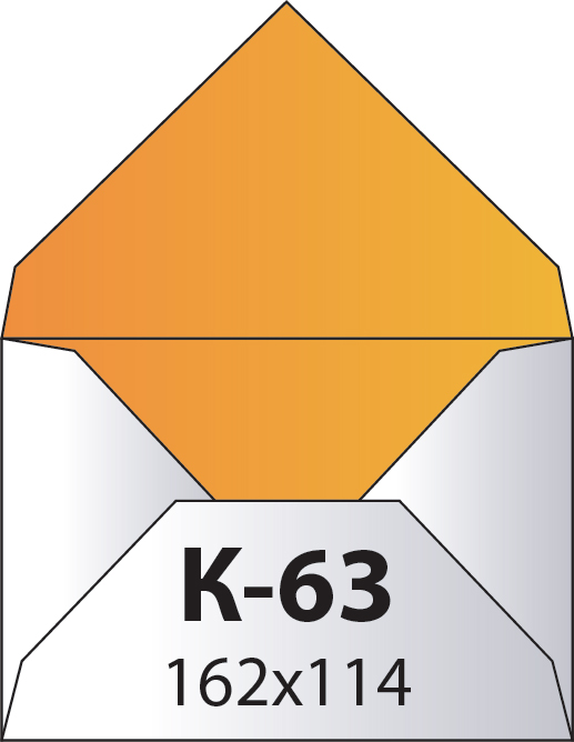 Схема конверта 112х72 мм