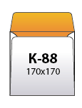 Схема конверта 170х170 мм К-88