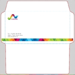 Конверт разноцветный