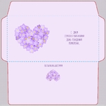 Сердце из цветов