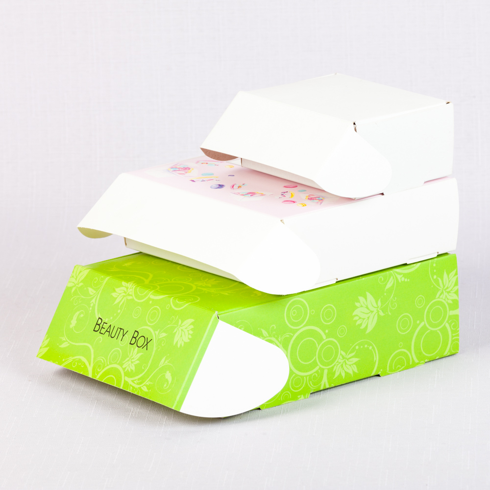 Самосборные коробки с ушками  Самосборные коробки с ушками