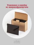 Черный конверт С6 с треугольным клапаном, упаковка 50 штук