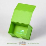 Коробка для хранения дорогих визиток с тиснением фольгой